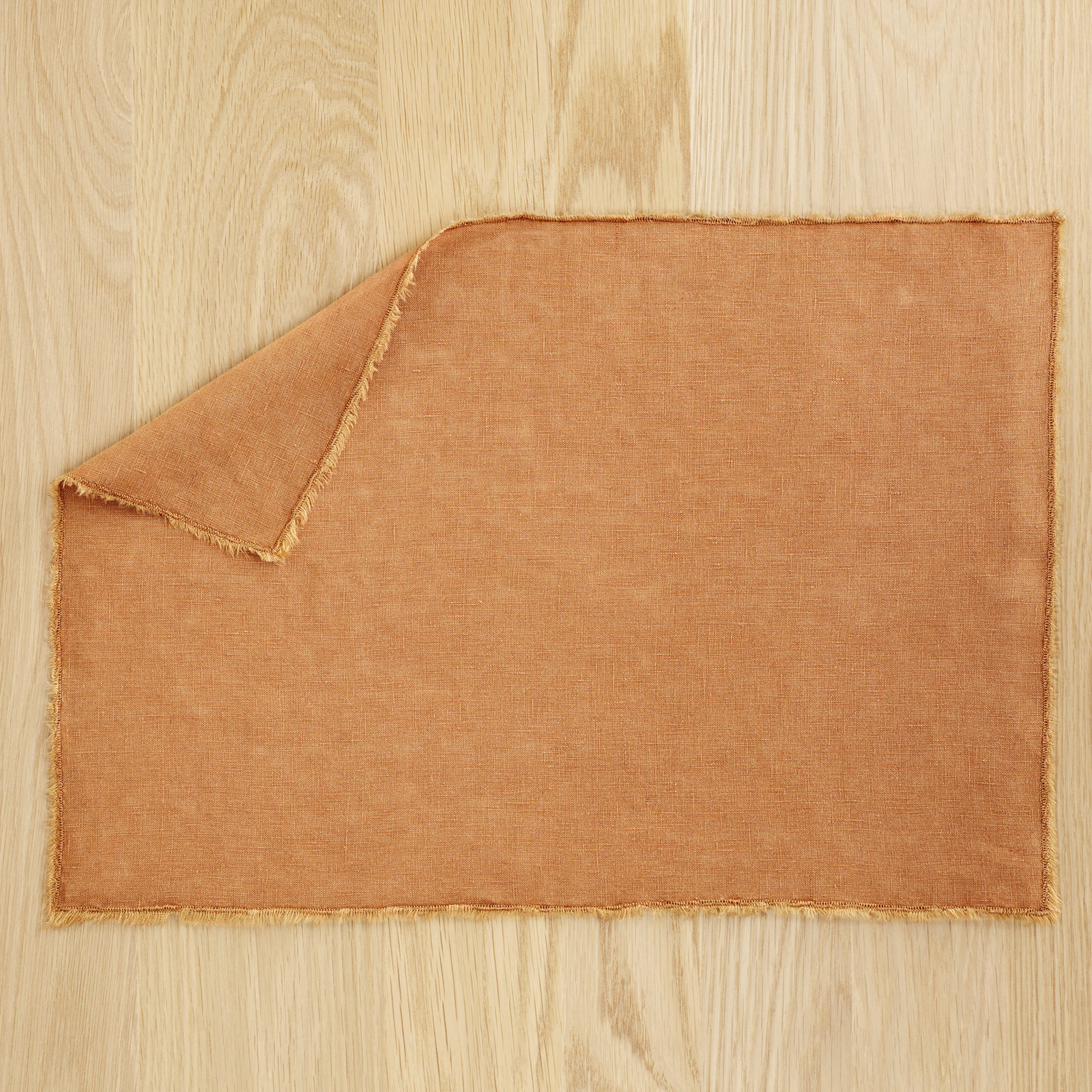 Zadia Linen Placemat, Terracotta