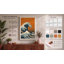 Great Wave Rising Japandi - Wrapped Canvas-2136528173-2136528172
