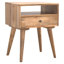 Emme 45cm W Solid Wood Bedside Table