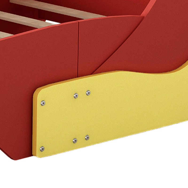 Lits de voiture de course simples modernes, conception en bois durable pour la maison