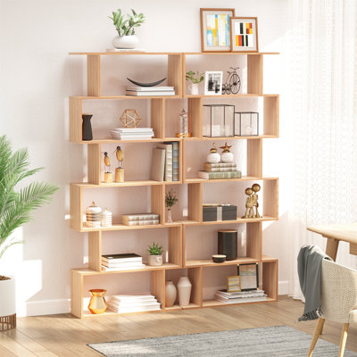 Crose 192cm H x 80cm W Geometric Bookcase