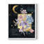 Moonlight Flowers III, reproduction encadrée - bois massif-1010672600-1010672603