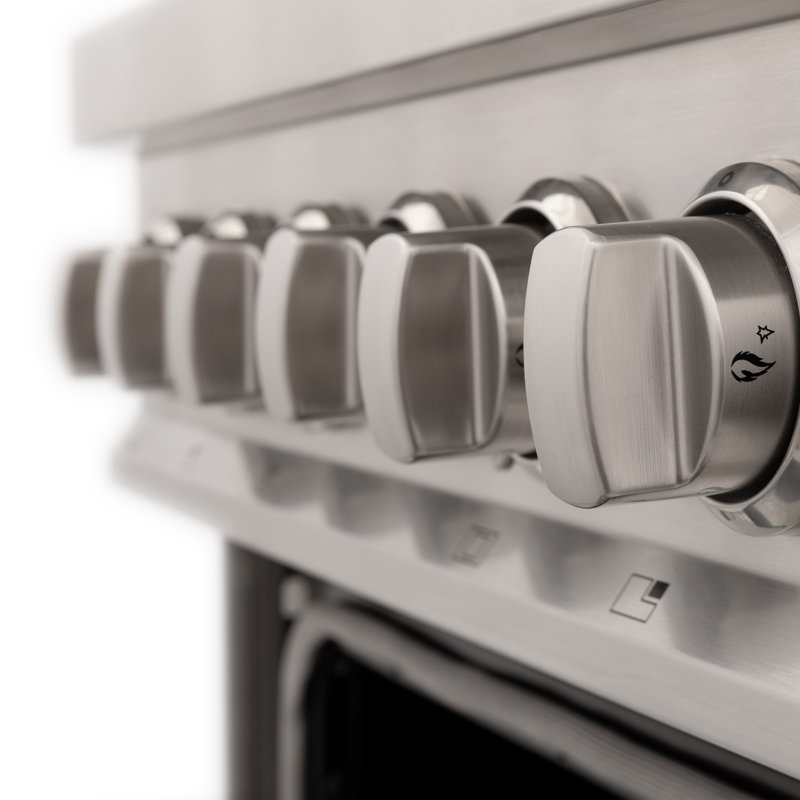 ZLINE 24" Legacy Dual Fuel Range w/ 4 Burner, Stainless Steel