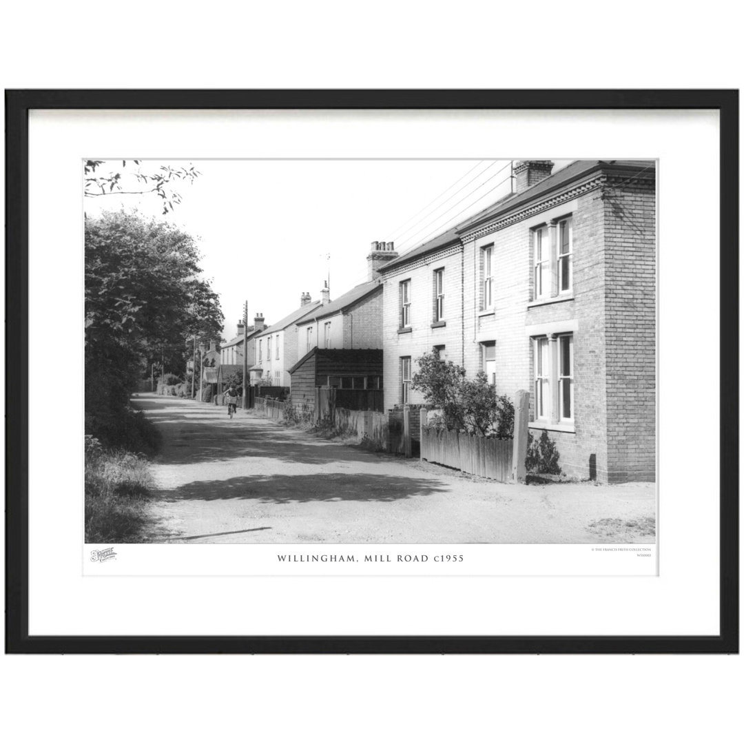 'Willingham, Mill Road C1955' by Francis Frith - Picture Frame Photograph Print on Paper