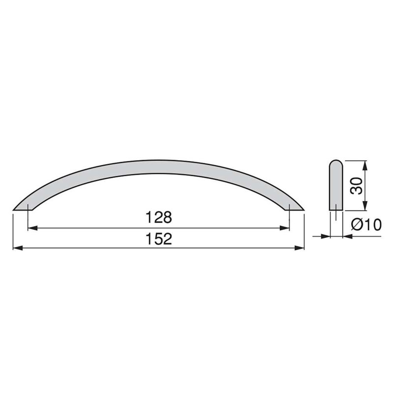 Esta 12.8cm Arch Handle
