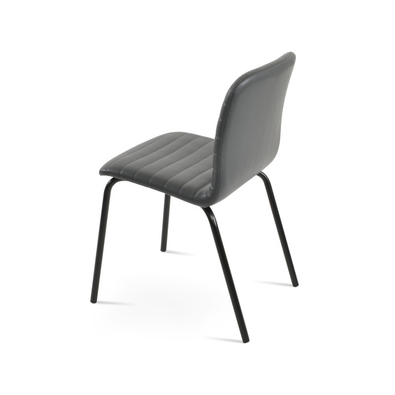 Isa Metal Side Chair, Gray