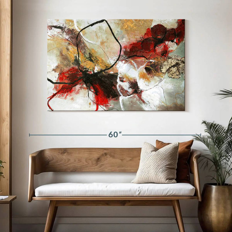 Avery Flower Fall, 32" H x 48" W