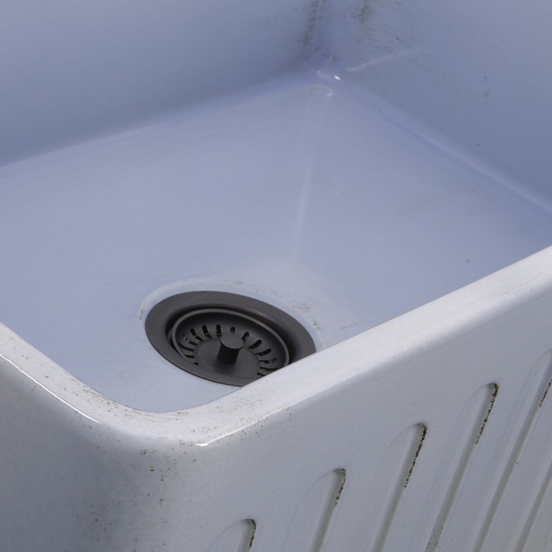 Vineyard 29.75'' L Single Basin Kitchen Sink, Shabby Sugar