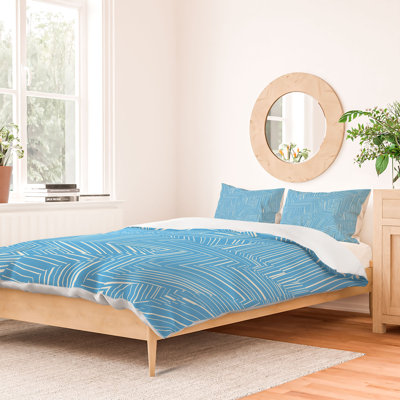 Jenean Morrison Cotton Geometric Shapes Duvet Cover