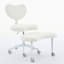 Chaise plus, pieds croisés avec roulettes, chaise, support lombaire de tabouret réglable, version améliorée, assise confortable toute la journée convenant à la maison et au bureau-917953239-917953238