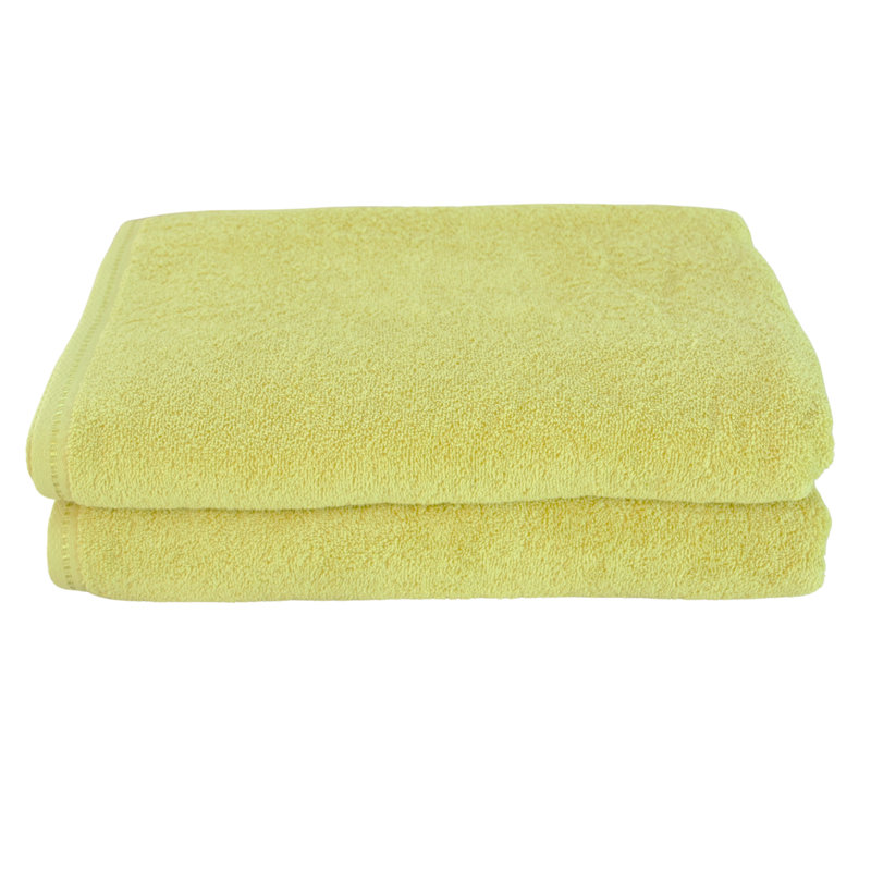 Diamond Bright - Cotton Bath Sheets, Line Green