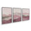 Ensemble de 3 brumines rose Fluorite