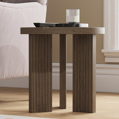 Mid-Century Modern Round End Table