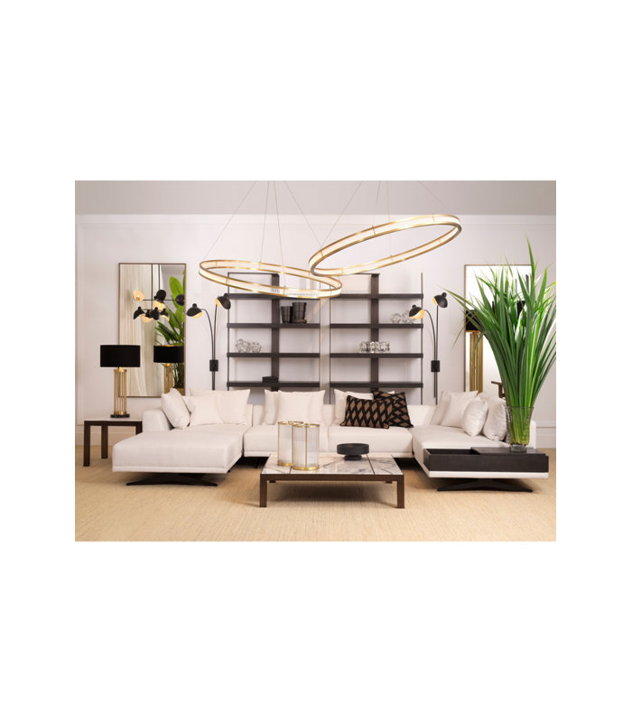 Damien Dimmable LED Wagon Wheel Chandelier