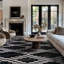Tapis noir et blanc Modern Modern-773668605