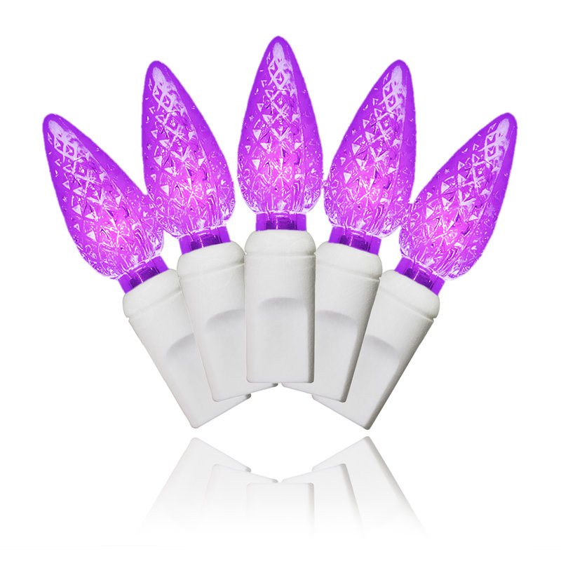 Fils d’espacement blanc 4 po, Mauve
