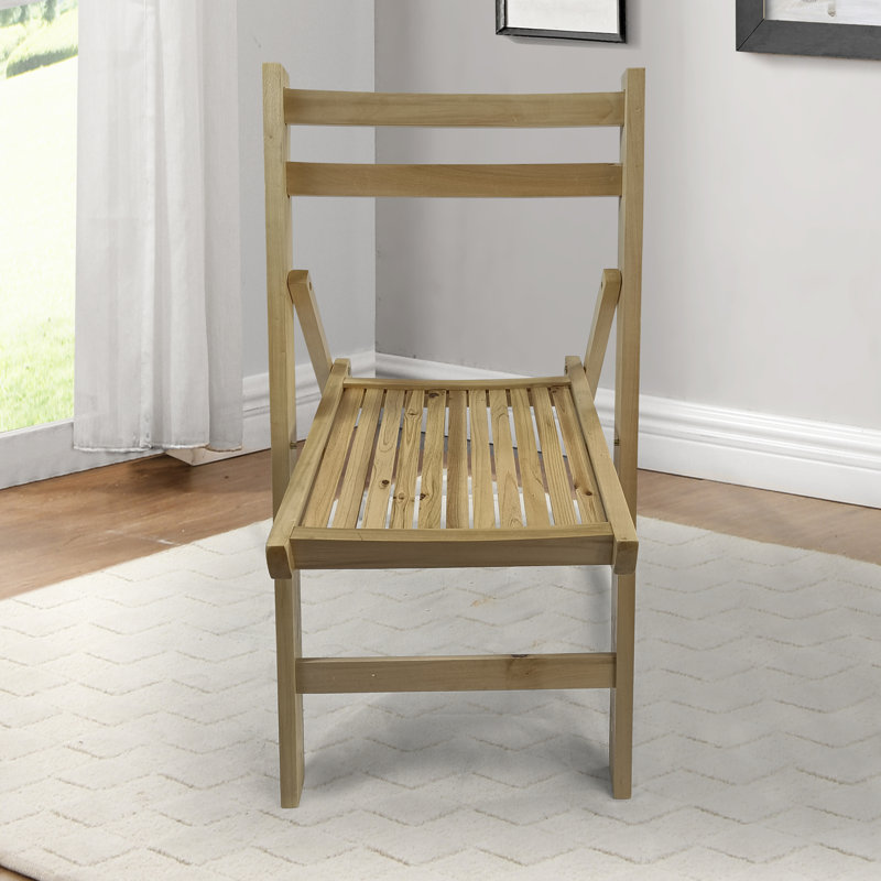 Chaise en bois pour événement spécial pliante, Natural