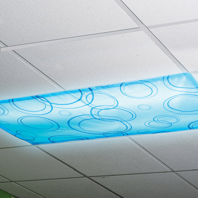 Filtres à lumière fluorescente à motifs