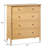 Vivienne Easy Assembly Solid Wood Spindle 5-Drawer Dresser-1592827489