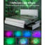 Cadre de lit plateforme tapissier rétro avec projecteur Galaxy, 4 tiroirs de rangement à l'épreuve de la poussière, tête de lit ajustable avec garniture cloutée, cadre de lit à DEL, aucun sommier requis, assemblage facile, Khyrell-102164710-102164715-129276306