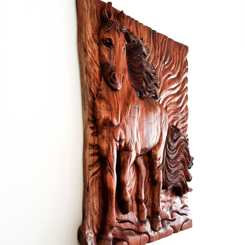 Handmade Wall Decor on Solid Wood