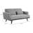 Luca Sharkskin Loveseat