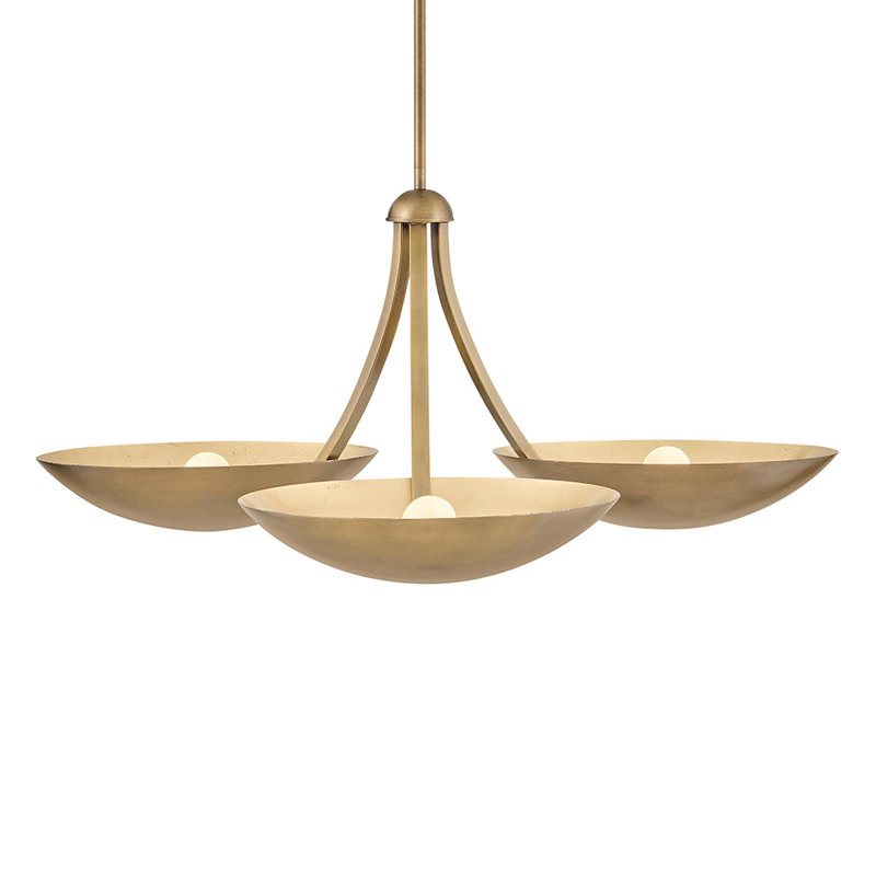 Glenn 3 - Light Chandelier, Bronze