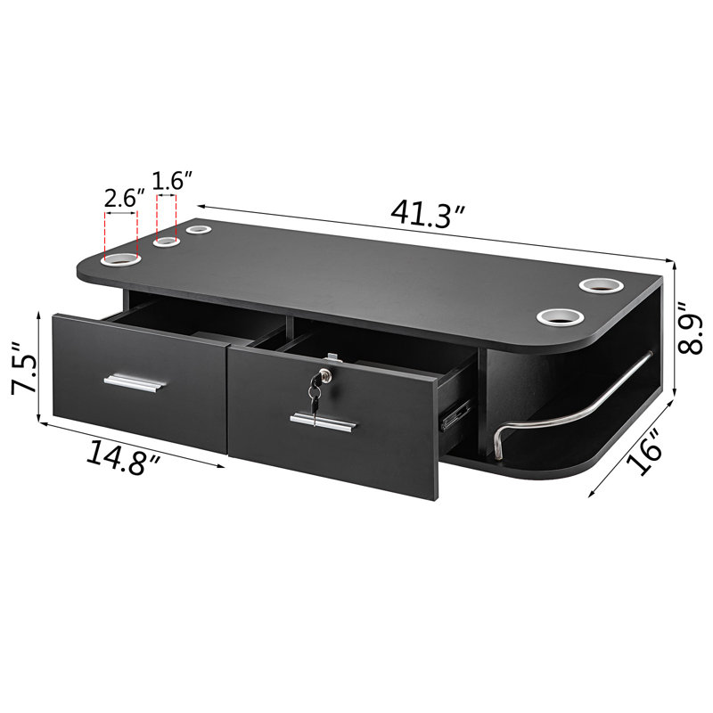 Rangement pour porte-outils en métal Lylam, Noir