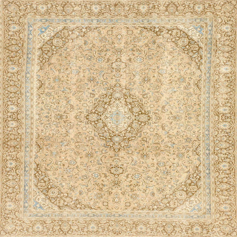 Abstract Indoor Rug, Square 3'