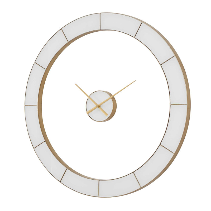  Horloge murale ivoire Halo
