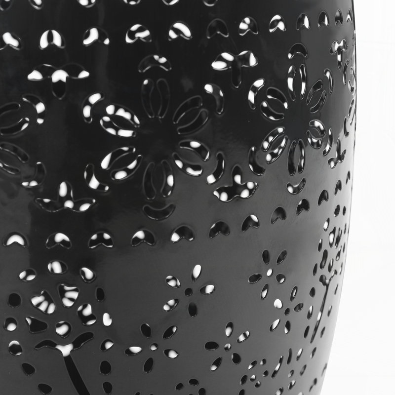 Table d'appoint extérieur, Noir