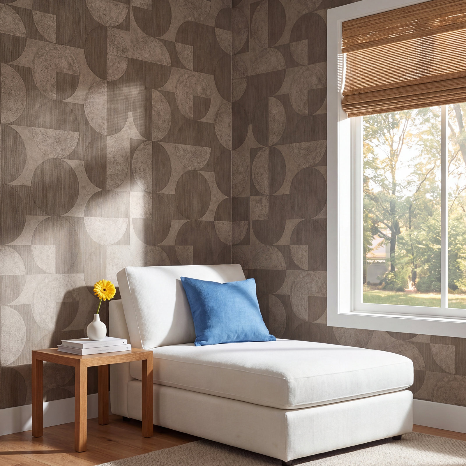 Mid-Century Geometric Wallpaper