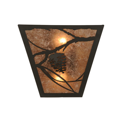 2 - Light Flush Mounted Sconce