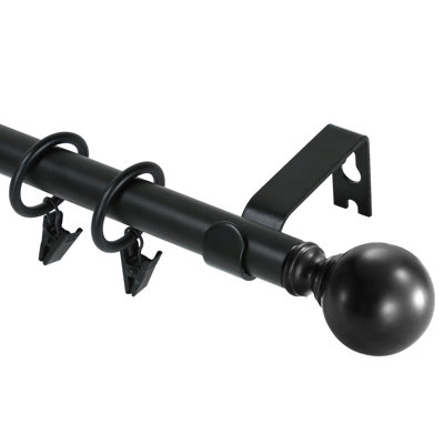 Tringle à rideaux simple ajustable Plante Ball