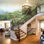 Utopia Jungle Bloom Peel and Stick Wall Mural, 108 x 156