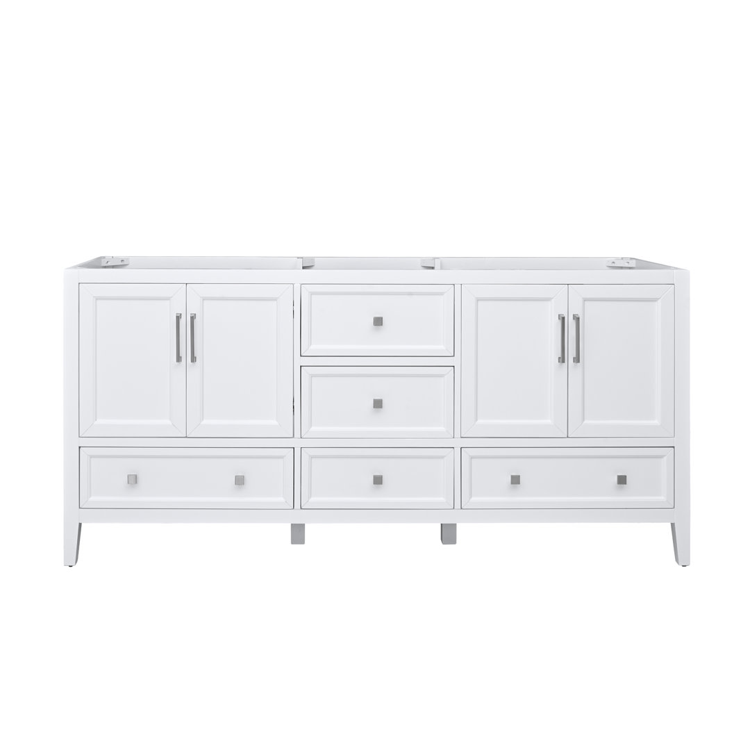 Montmorency 72" Double Bathroom Vanity Base Only Lark Manor™ Base 