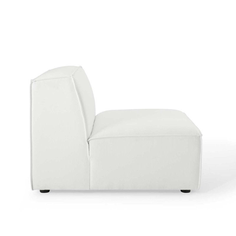Restore 6-Piece Sectional Sofa, White Polyester
