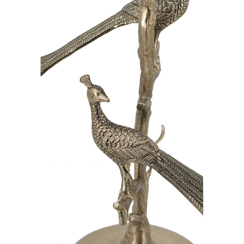 Table d'appoint artistique avec plateau en verre