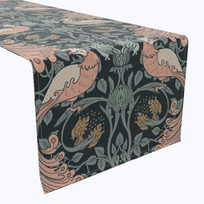 Table Runner, 100% Cotton, Floral 13