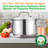 NutriChef 3 Quarts Stainless Steel Stock Pot