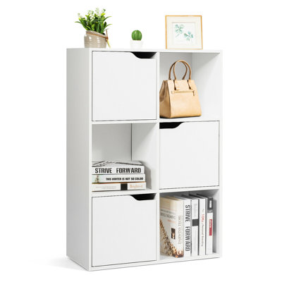 Demeray 90 cm H x 60 cm W Cube Bookcase