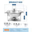 2 - Piece Stainless Steel Cookware Set