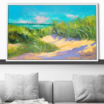 " Blue Grass Breeze I " by Jane Slivka