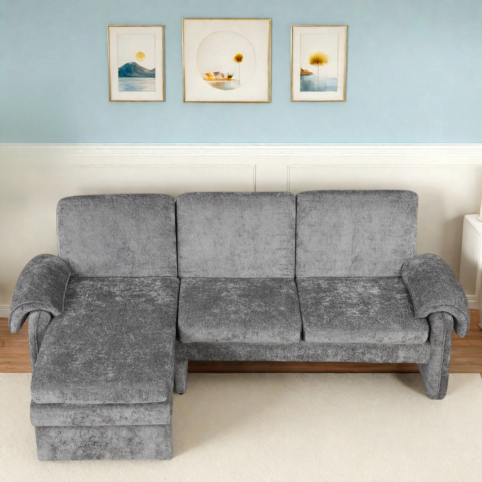 Latitude Run® Convertible Futon Sofa Bed With An Adjustable