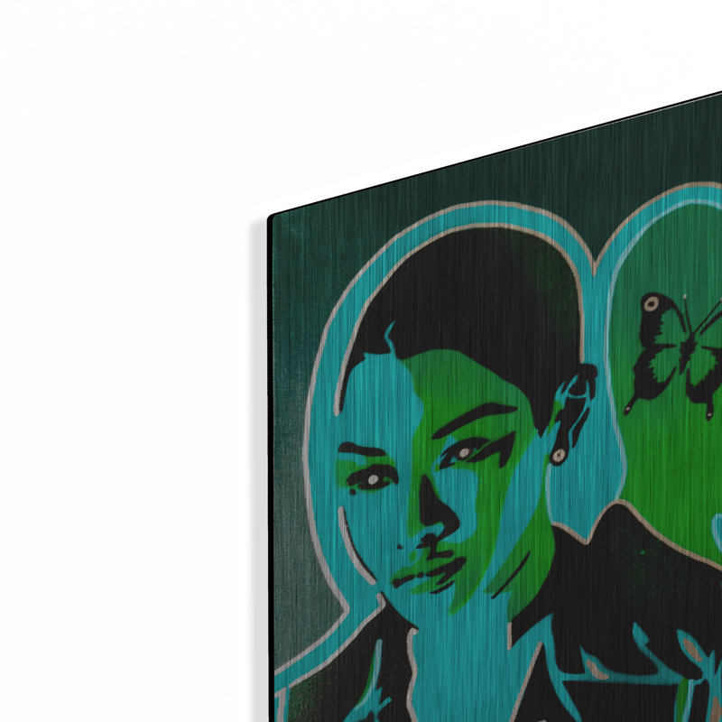 «Android V Butterfly» par Abstract Graffiti, art mural, H 16 po x l 12 po