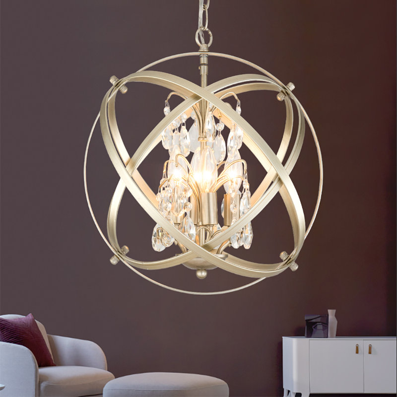 Laurel Foundry Modern Farmhouse Rappaport 4 - Light 17"W Dimmable Globe ...