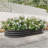 Raised Garden Bed Outdoor,   Oval Large Metal Raised Planter Bed For For Plants, Vegetables, And Flowers - Black-825494171