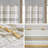 Cotton Stripe Printed Shower Curtain With Tassel