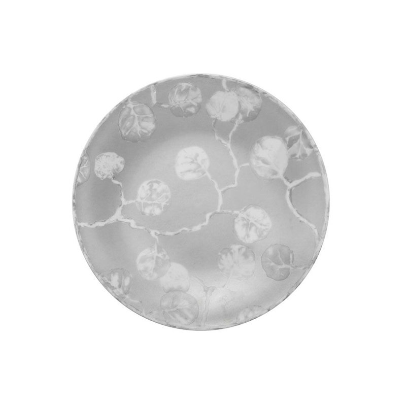 Botanical Leaf Handmade Porcelain Salad/Dessert Plate
