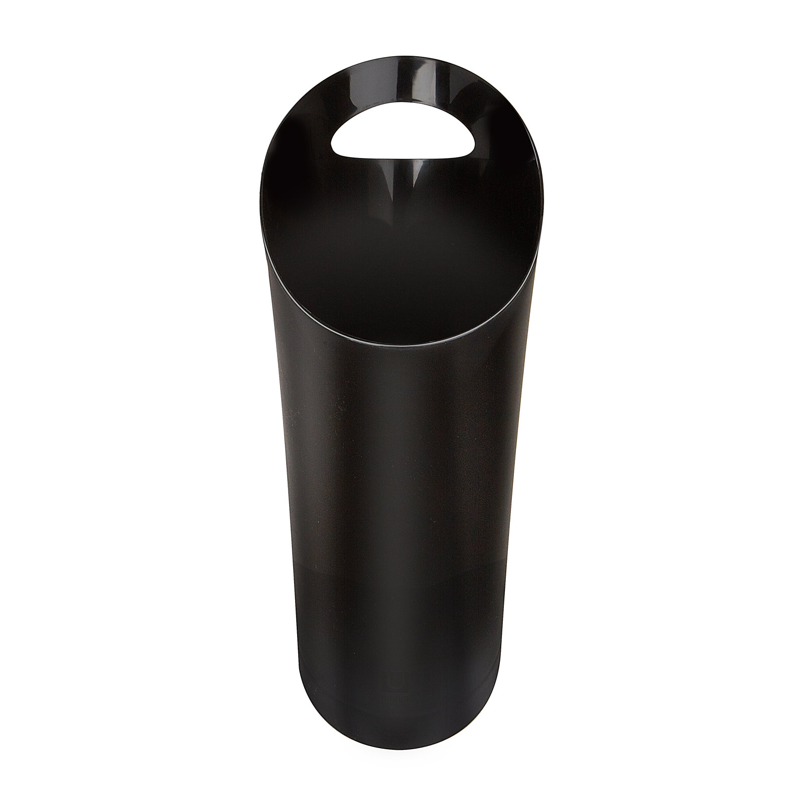 Skinny 2 Gallons Waste Bin, Black